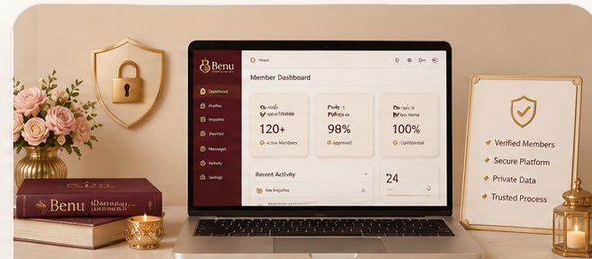 Benu privacy and professional portal experience